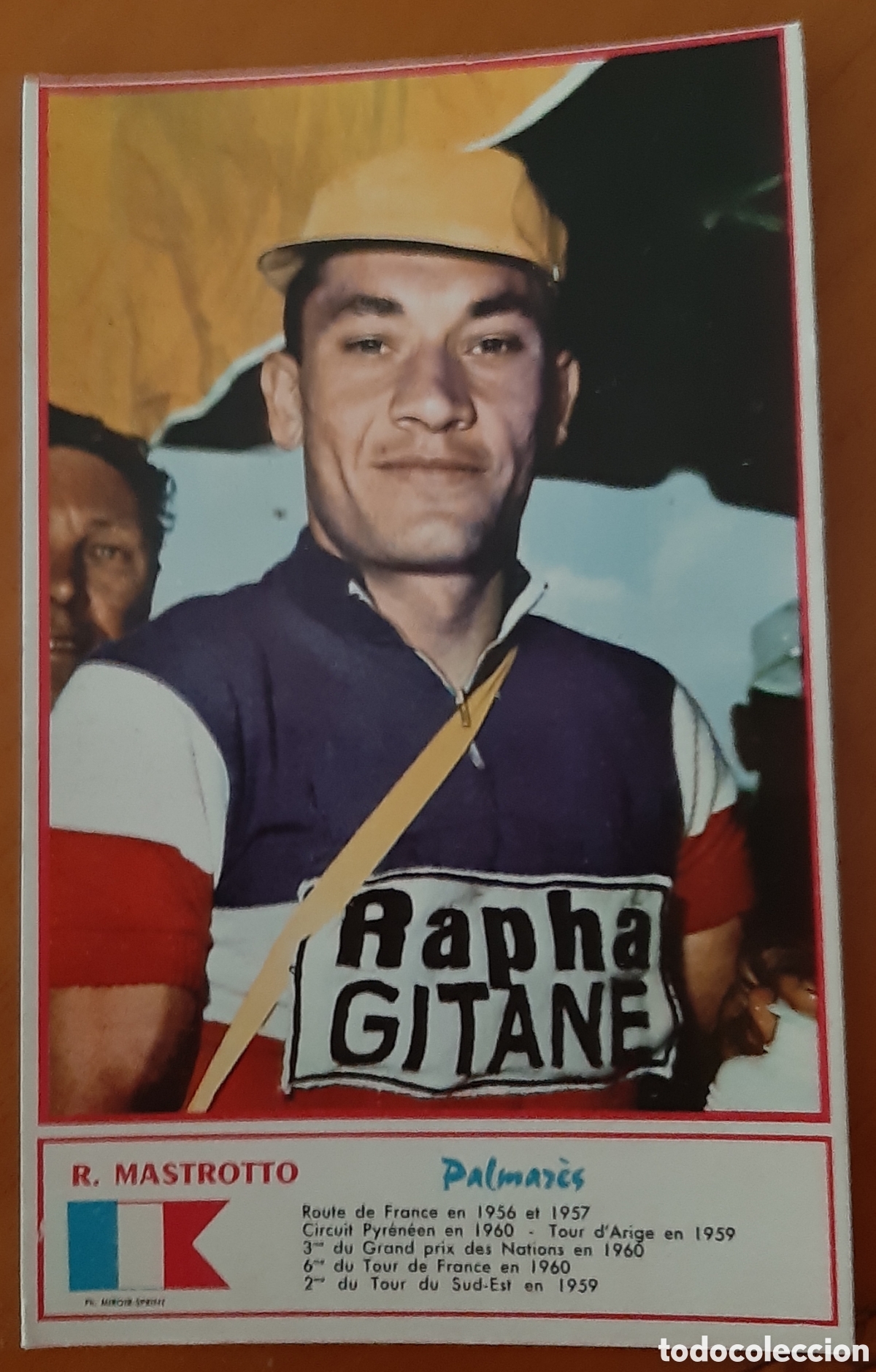 Coleccionismo deportivo: Cromo ciclismo tama&ntilde;o postal. A&ntilde;os 60. R. Mastrotto. R10095