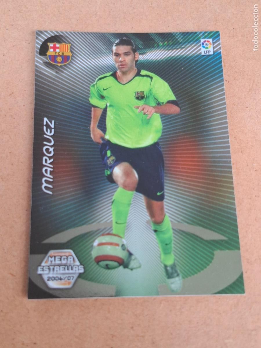 Coleccionismo deportivo: MEGACRACKS 2006 2007 06 07 - PANINI - 367 M&Aacute;RQUEZ - FC. BARCELONA - CP13