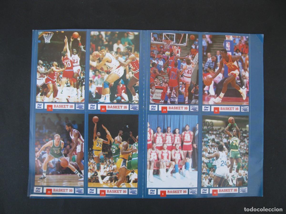 Coleccionismo deportivo: L&Aacute;MINA CON 8 CROMOS DE LA REVISTA BASKET 16 - MICHAEL JORDAN - NUNCA PEGADOS.