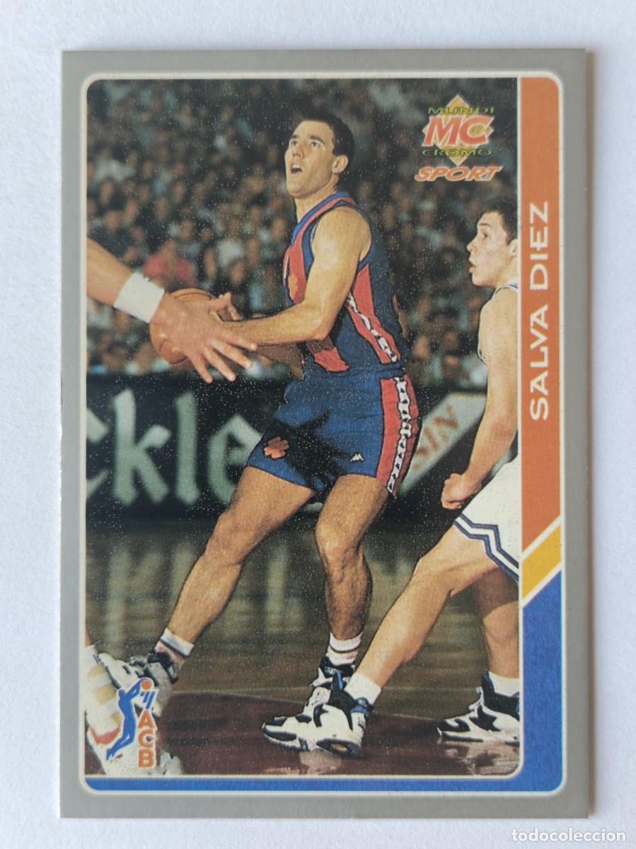 Coleccionismo deportivo: #22 SALVA DIEZ (F.C. BARCELONA) BALONCESTO FICHAS ACB 95 MUNDICROMO MC