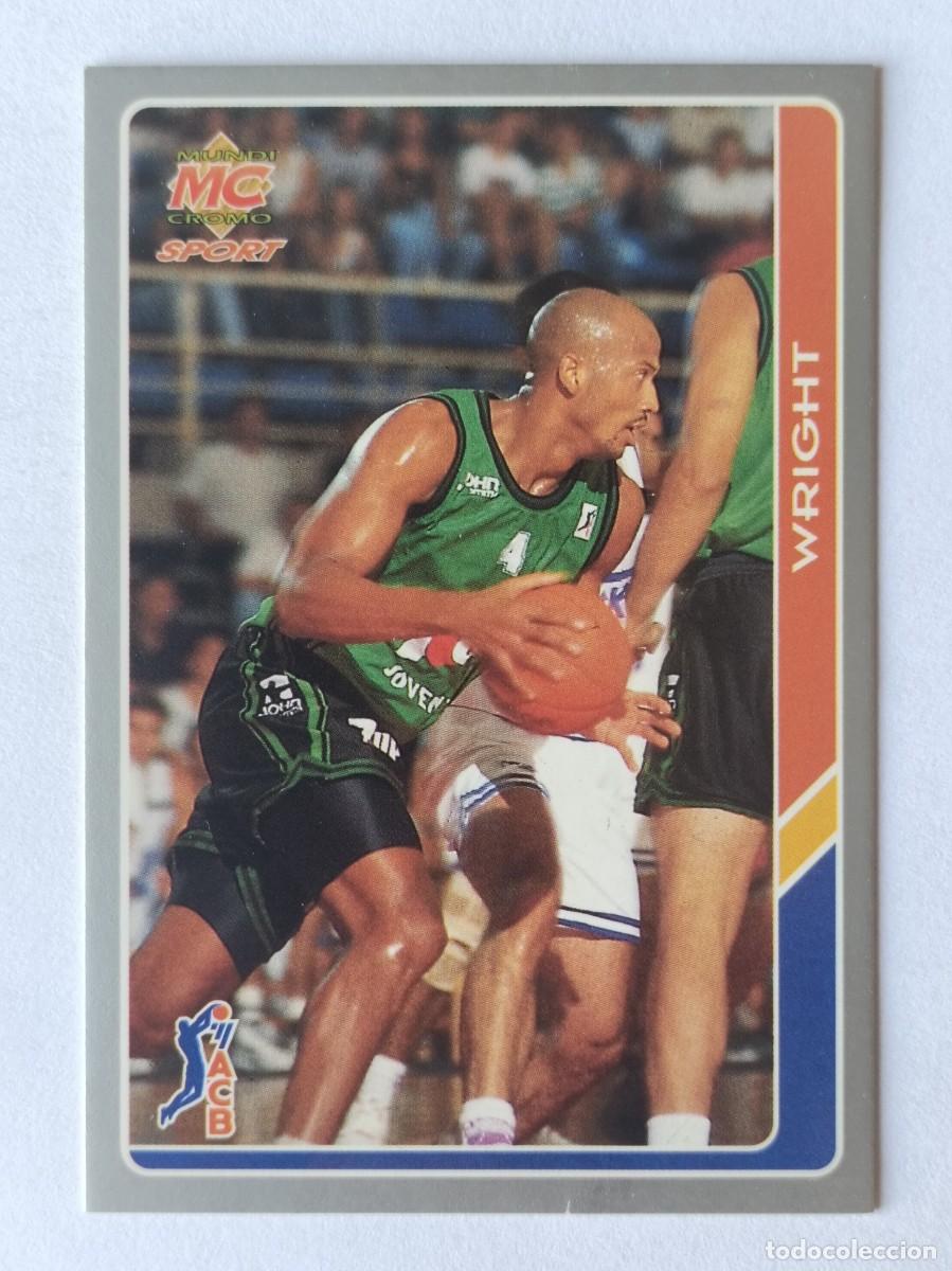 Coleccionismo deportivo: #27 WRIGHT (JOVENTUT) BALONCESTO FICHAS ACB 95 MUNDICROMO MC