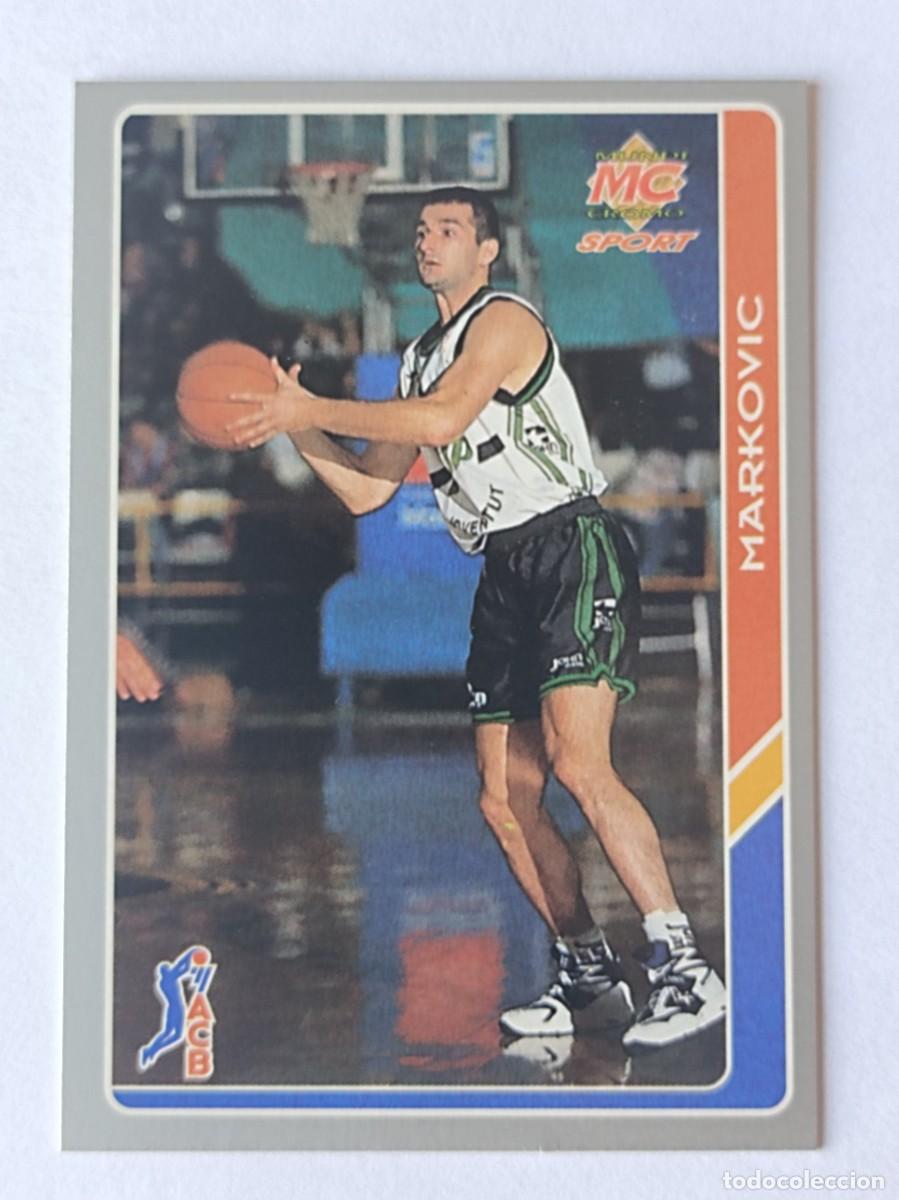 Coleccionismo deportivo: #32 MARKOVIC (JOVENTUT) BALONCESTO FICHAS ACB 95 MUNDICROMO MC