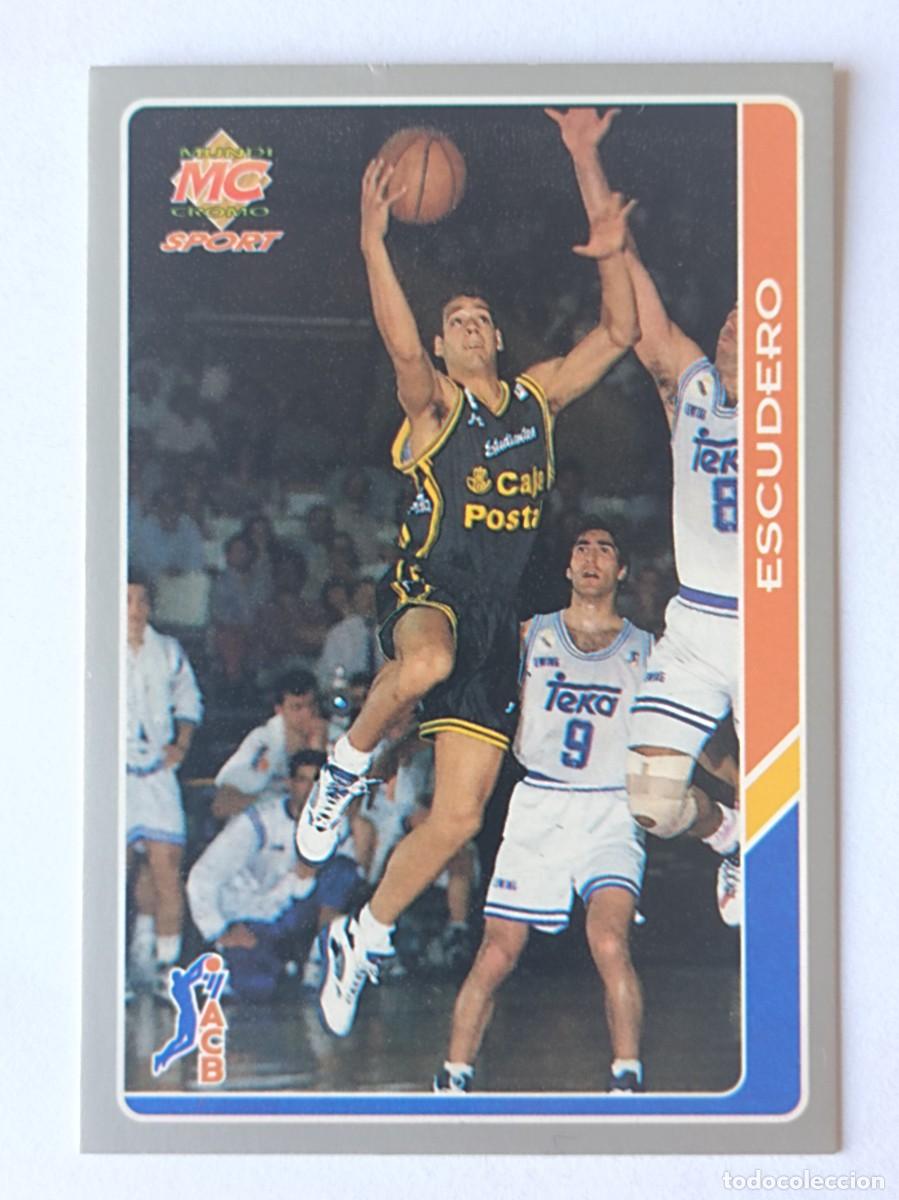 Coleccionismo deportivo: #42 ESCUDERO (ESTUDIANTES) BALONCESTO FICHAS ACB 95 MUNDICROMO MC