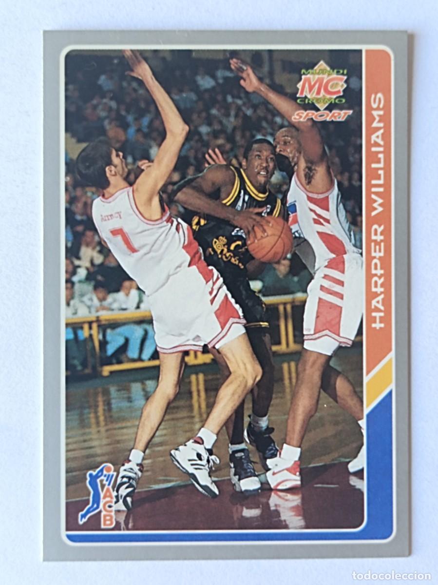 Coleccionismo deportivo: #47 HARPER WILLIAMS (ESTUDIANTES) BALONCESTO FICHAS ACB 95 MUNDICROMO MC