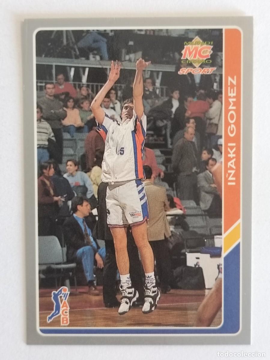 Collezionismo sportivo: #59 I&Ntilde;AKI GOMEZ (TAUGRES BASKONIA) BALONCESTO FICHAS ACB 95 MUNDICROMO MC