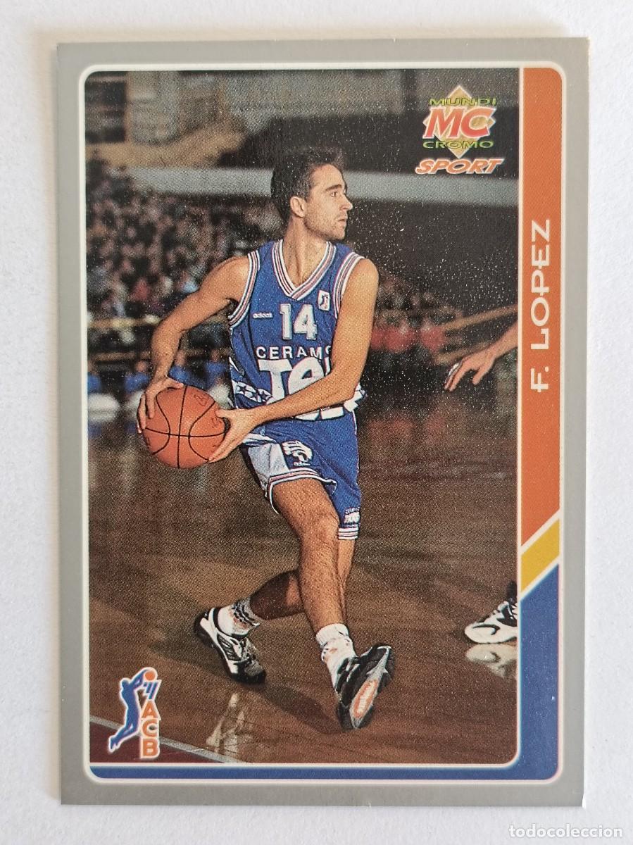 Coleccionismo deportivo: #60 FERRAN LOPEZ (TAUGRES BASKONIA) BALONCESTO FICHAS ACB 95 MUNDICROMO MC
