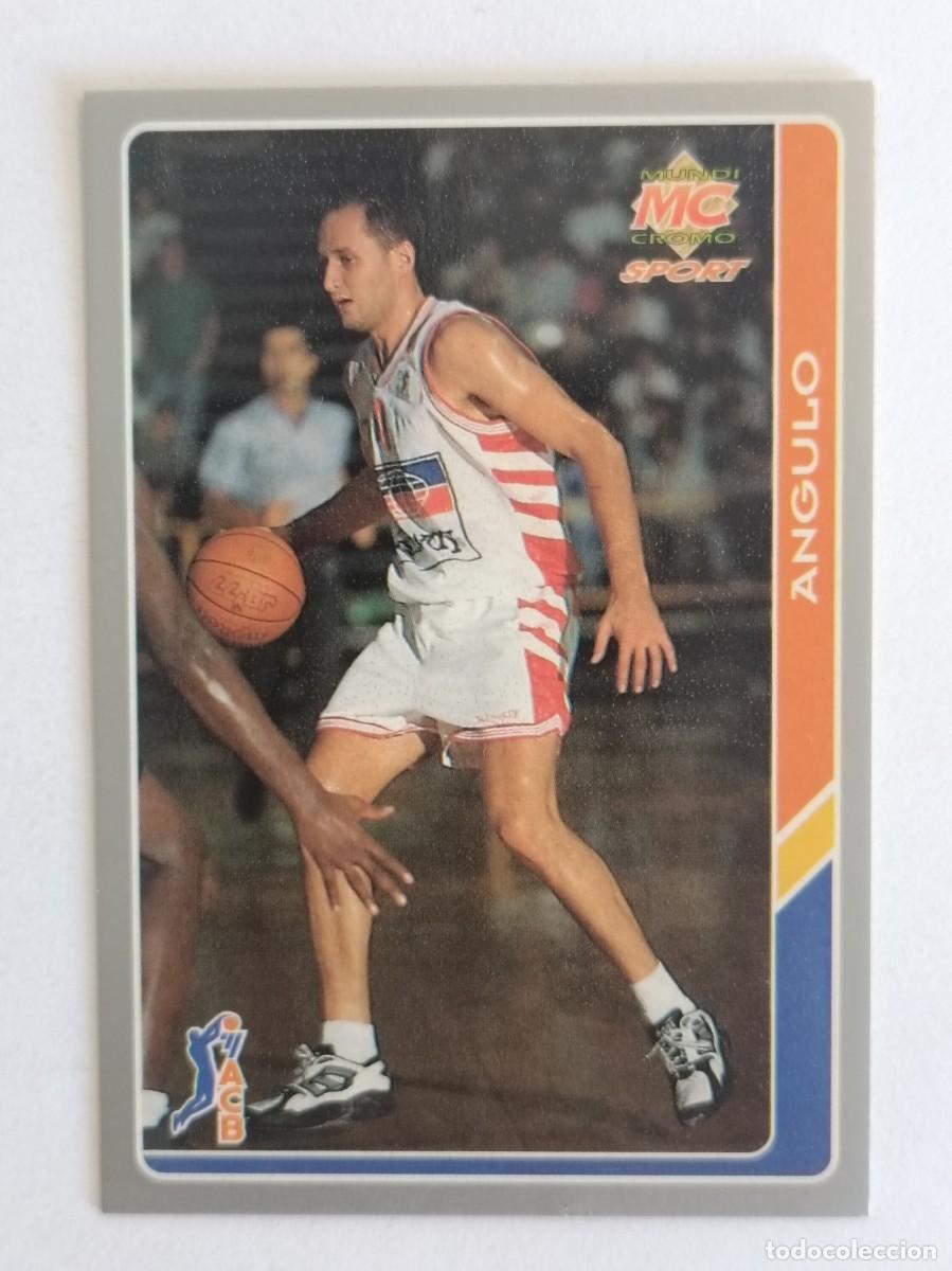 Coleccionismo deportivo: #63 ALBERTO ANGULO (AMWAY ZARAGOZA) BALONCESTO FICHAS ACB 95 MUNDICROMO MC