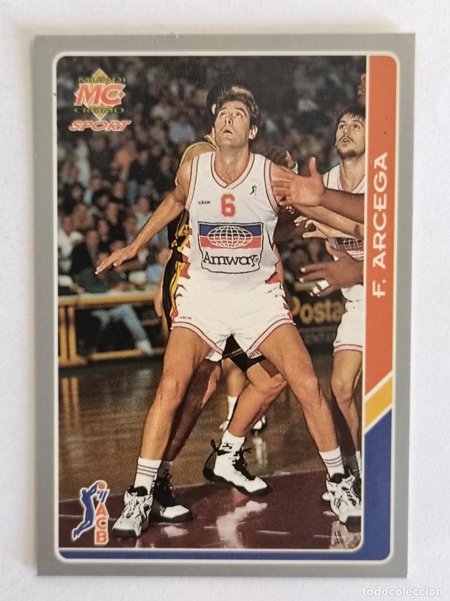 Coleccionismo deportivo: #65 FERNANDO ARCEGA (AMWAY ZARAGOZA) BALONCESTO FICHAS ACB 95 MUNDICROMO MC