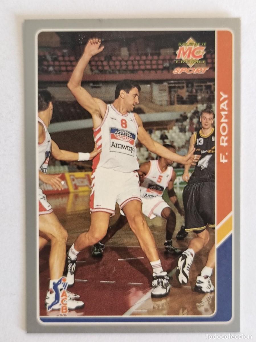 Coleccionismo deportivo: #66 FERNANDO ROMAY (AMWAY ZARAGOZA) BALONCESTO FICHAS ACB 95 MUNDICROMO MC