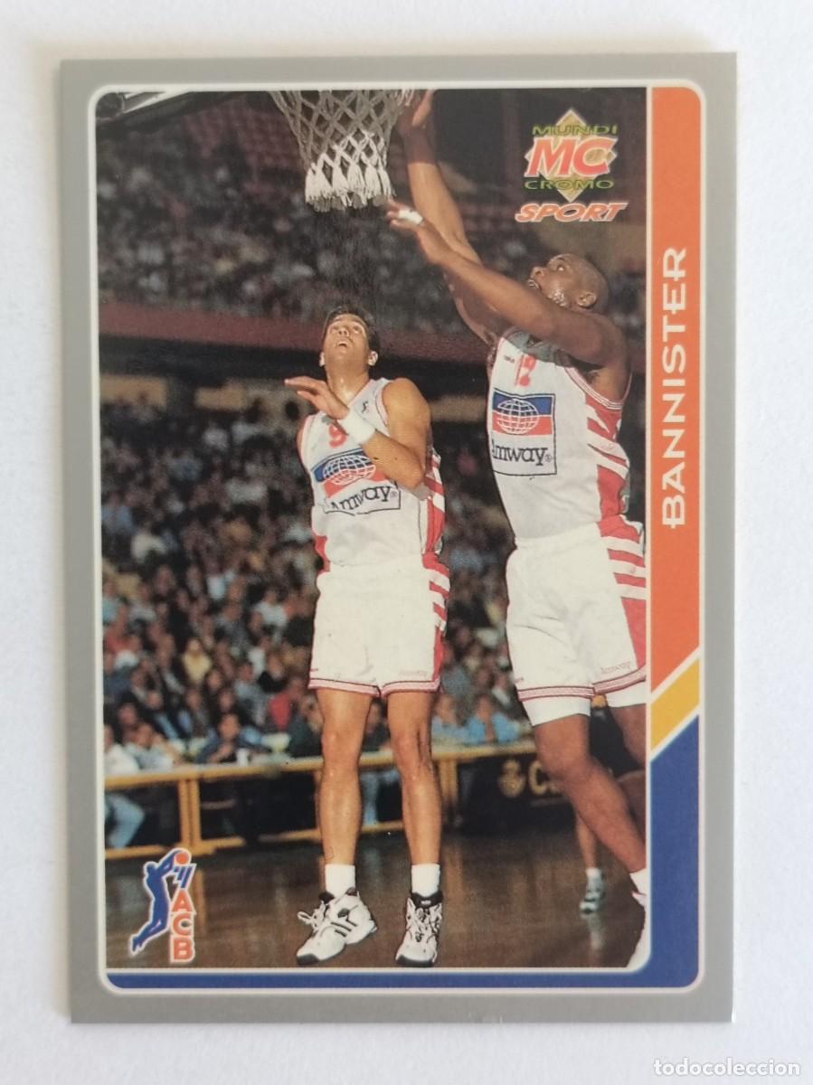 Collectionnisme sportif: #70 BANNISTER (AMWAY ZARAGOZA) BALONCESTO FICHAS ACB 95 MUNDICROMO MC