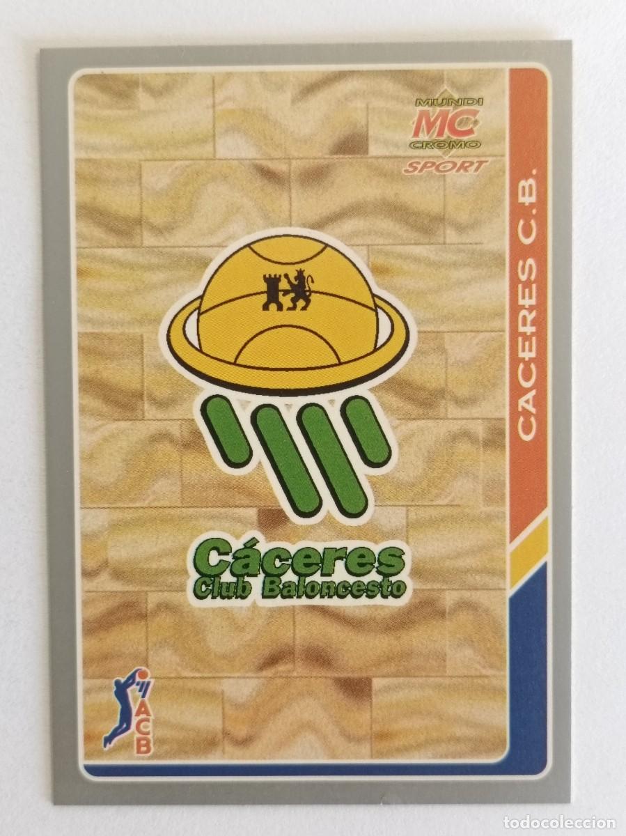 Collectionnisme sportif: #73 ESCUDO (CACERES C.B.) BALONCESTO FICHAS ACB 95 MUNDICROMO MC