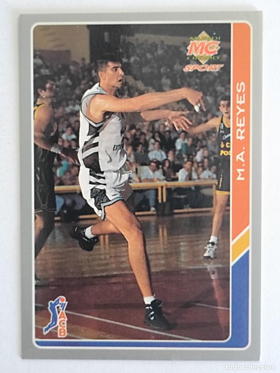 Coleccionismo deportivo: #75 MIGUEL ANGEL REYES (CACERES C.B.) BALONCESTO FICHAS ACB 95 MUNDICROMO MC