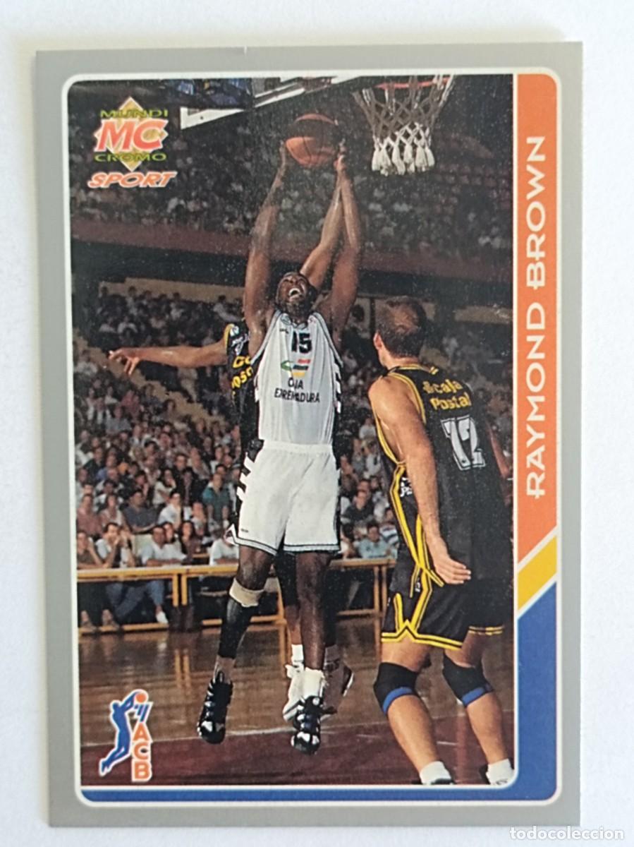 Coleccionismo deportivo: #81 RAYMOND BROWN (CACERES C.B.) BALONCESTO FICHAS ACB 95 MUNDICROMO MC