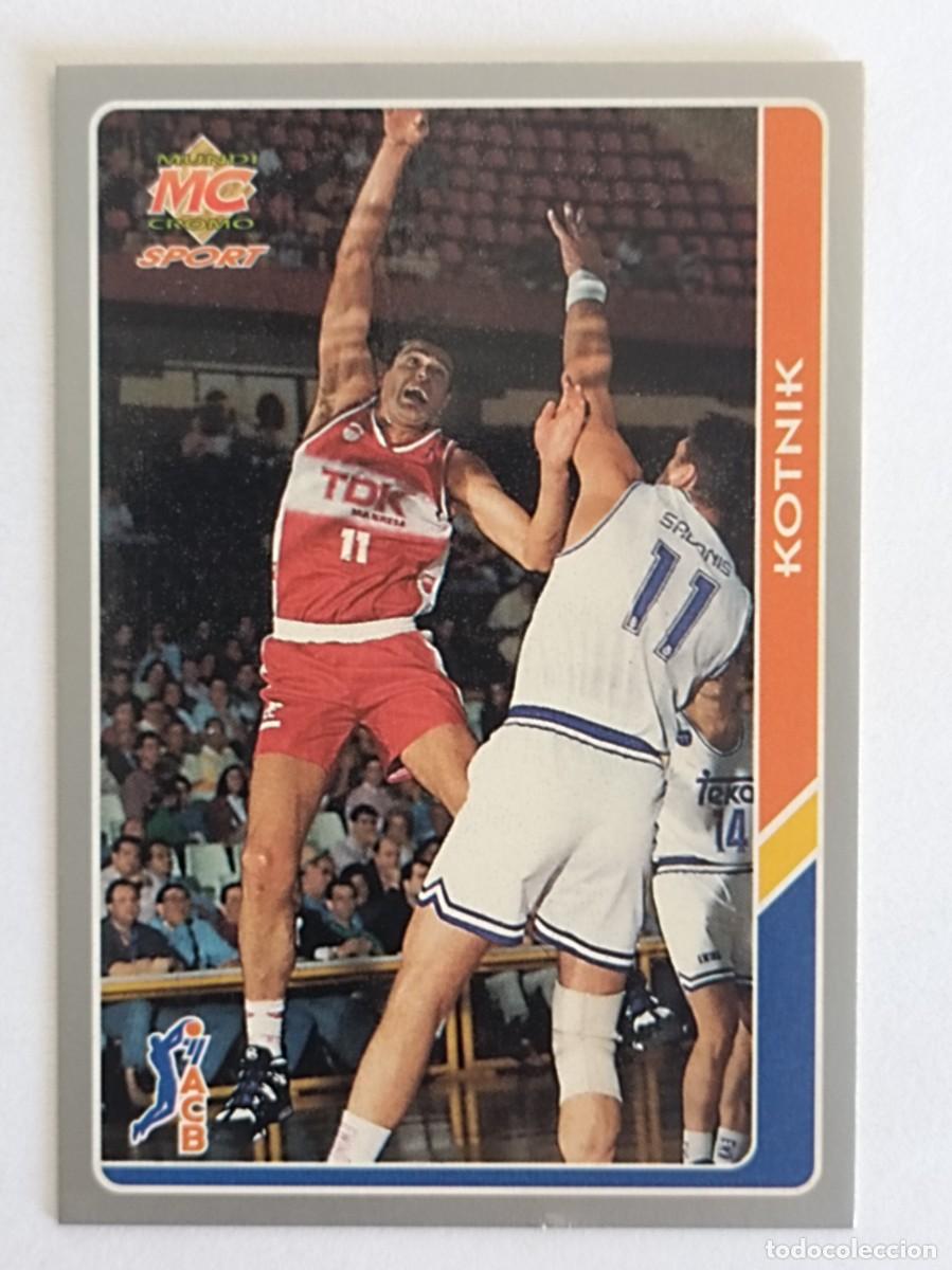Sports collectibles: #96 KOTNIK (TDK MANRESA) BALONCESTO FICHAS ACB 95 MUNDICROMO MC