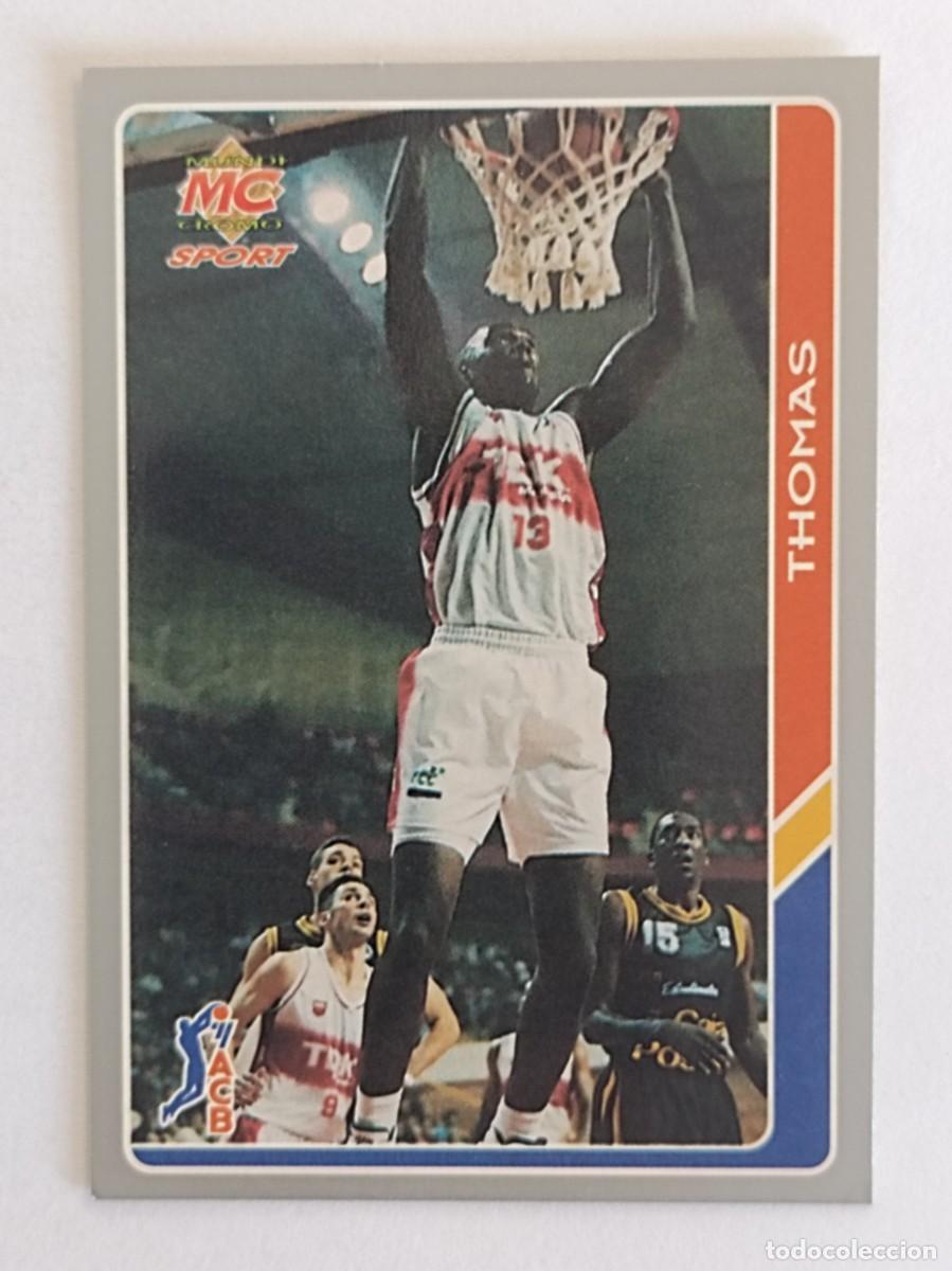 Collezionismo sportivo: #98 THOMAS (TDK MANRESA) BALONCESTO FICHAS ACB 95 MUNDICROMO MC