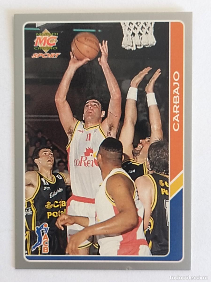 Coleccionismo deportivo: #106 CARBAJO (COREN ORENSE) BALONCESTO FICHAS ACB 95 MUNDICROMO MC