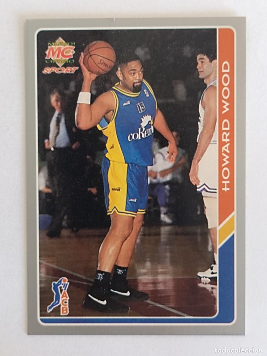 Coleccionismo deportivo: #108 HOWARD WOOD (COREN ORENSE) BALONCESTO FICHAS ACB 95 MUNDICROMO MC