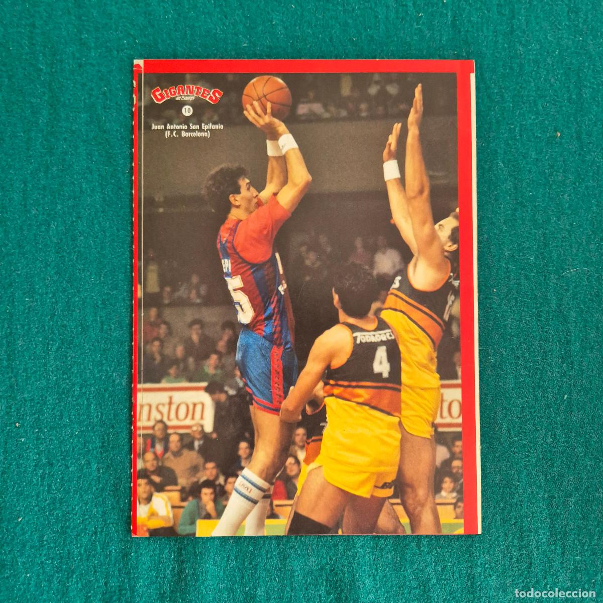 Coleccionismo deportivo: GRAN PEGATINA EPI BAR&Ccedil;A - GIGANTES DEL BASKET 1988 - N&ordm; 10 FC BARCELONA STICKER CROMO