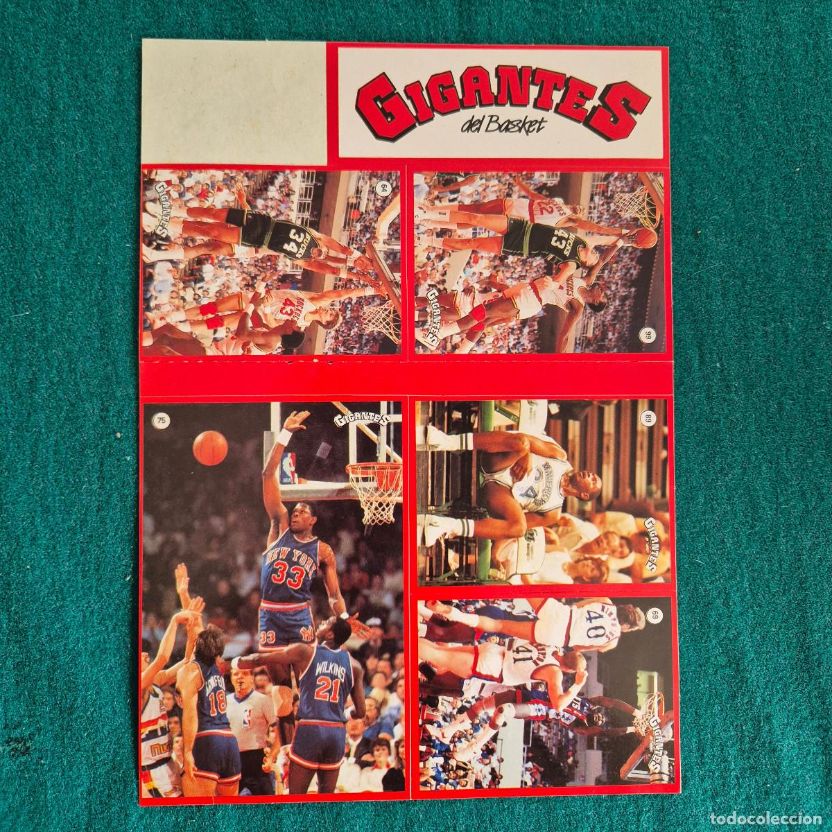 Coleccionismo deportivo: GIGANTES DEL BASKET 1988 - 6 CROMOS NBA STICKER