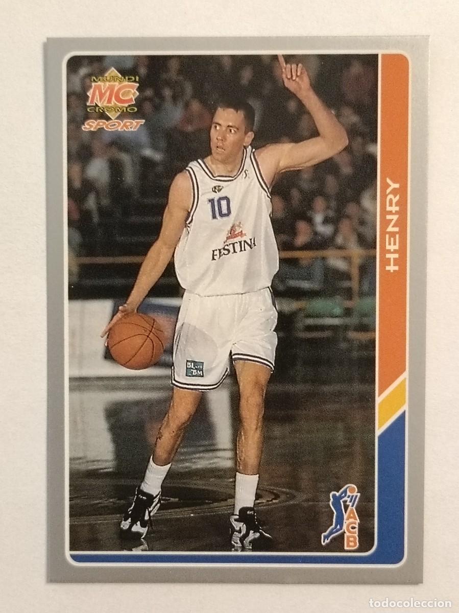 Coleccionismo deportivo: #113 HENRY (FESTINA ANDORRA) BALONCESTO FICHAS ACB 95 MUNDICROMO MC