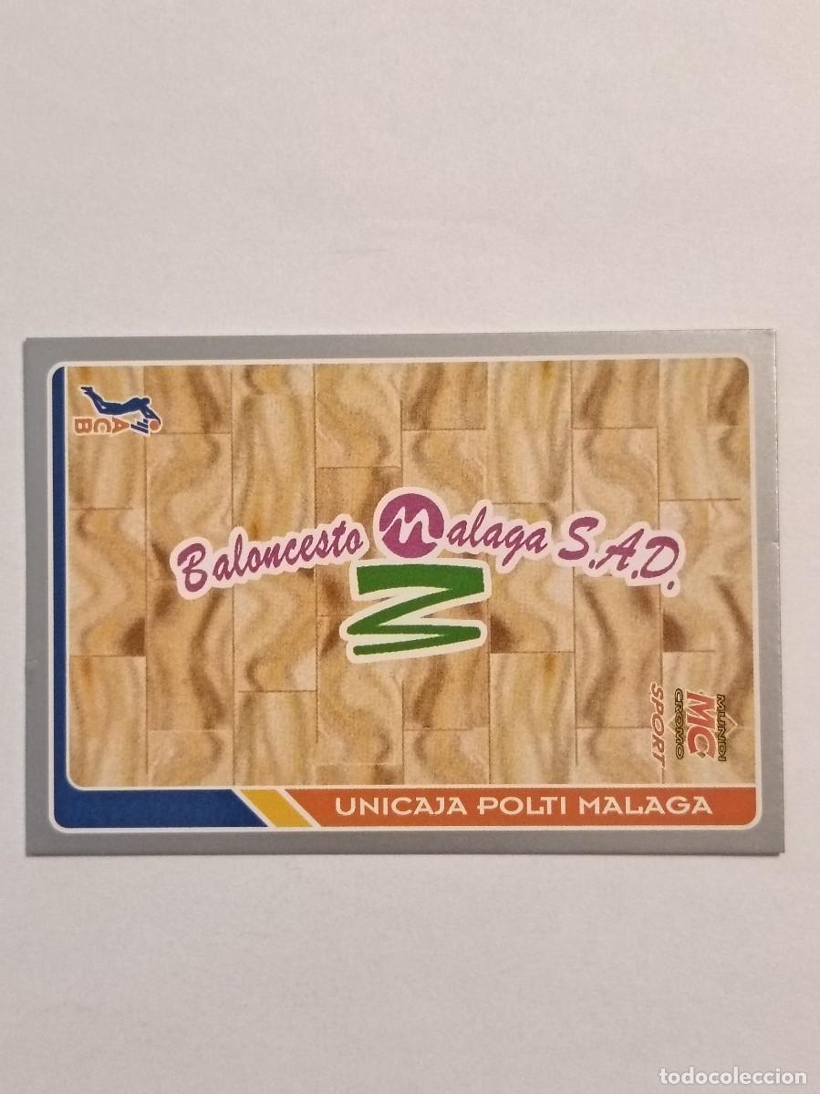 Coleccionismo deportivo: #118 ESCUDO (UNICAJA POLTI MALAGA) BALONCESTO FICHAS ACB 95 MUNDICROMO MC