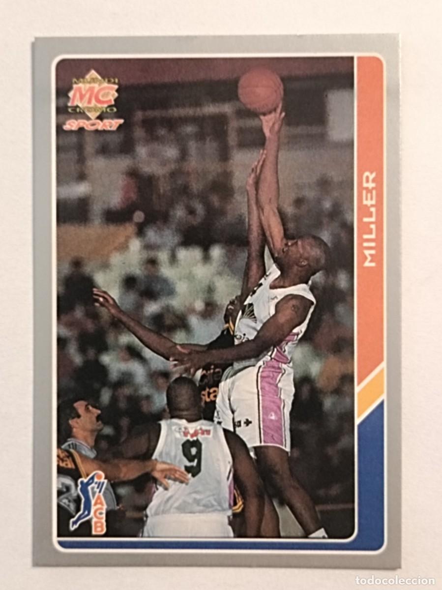 Coleccionismo deportivo: #125 MILLER (UNICAJA POLTI MALAGA) BALONCESTO FICHAS ACB 95 MUNDICROMO MC