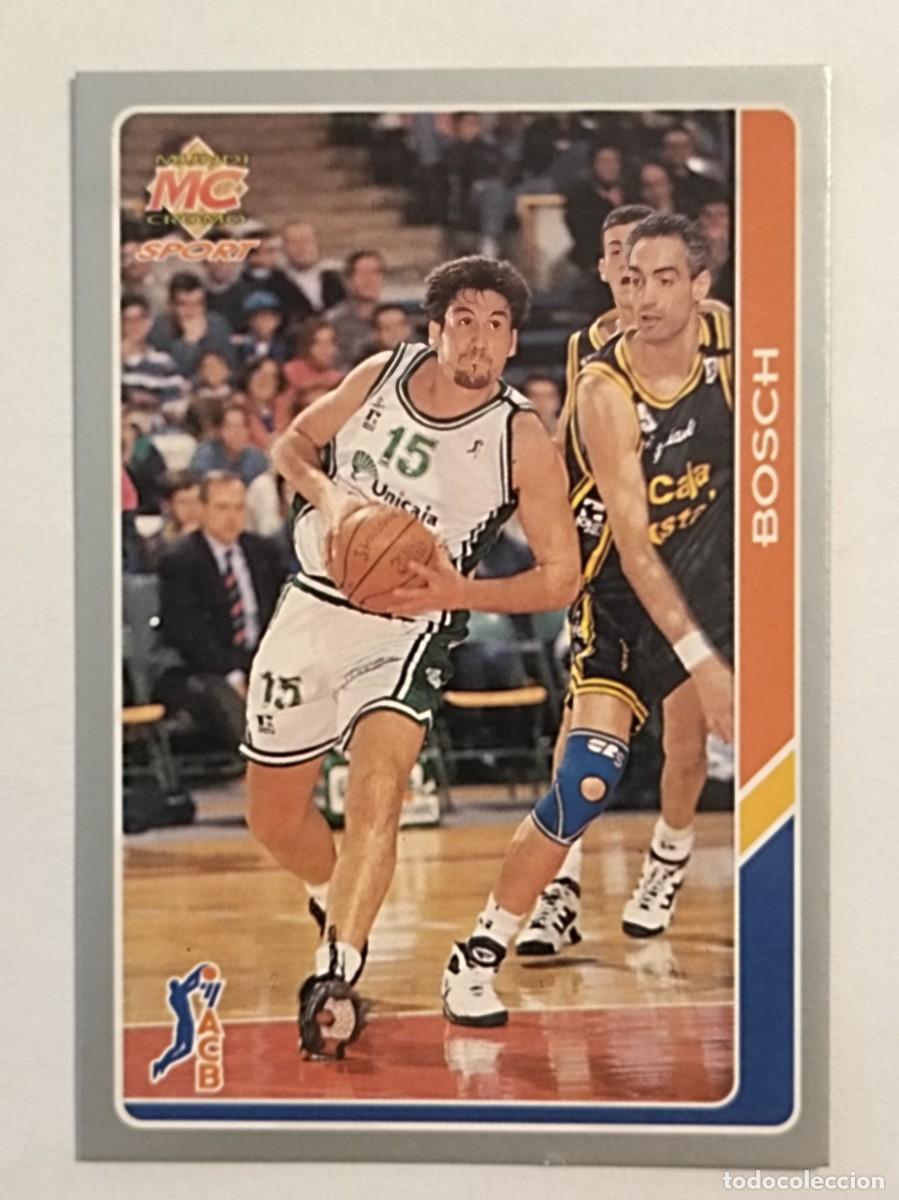Coleccionismo deportivo: #126 BOSCH (UNICAJA POLTI MALAGA) BALONCESTO FICHAS ACB 95 MUNDICROMO MC