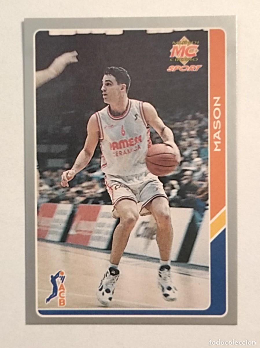 Collezionismo sportivo: #131 MASON (VALENCIA BASKET) BALONCESTO FICHAS ACB 95 MUNDICROMO MC