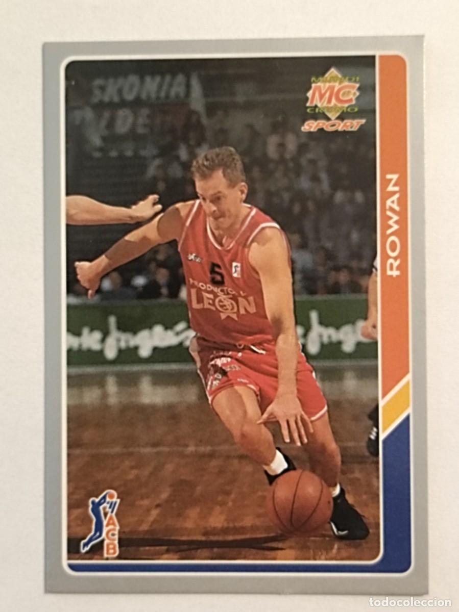Coleccionismo deportivo: #144 ROWAN (BALONCESTO LEON) BALONCESTO FICHAS ACB 95 MUNDICROMO MC