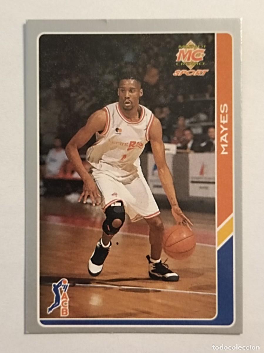 Coleccionismo deportivo: #152 MAYES (C.B. BREOGAN LUGO) BALONCESTO FICHAS ACB 95 MUNDICROMO MC
