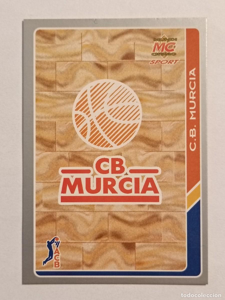 Coleccionismo deportivo: #163 ESCUDO (C.B. MURCIA) BALONCESTO FICHAS ACB 95 MUNDICROMO MC