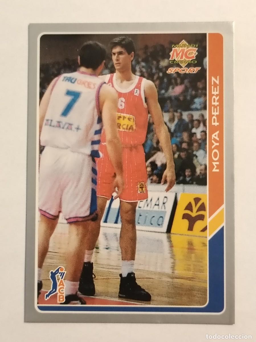 Coleccionismo deportivo: #168 MOYA PEREZ (C.B. MURCIA) BALONCESTO FICHAS ACB 95 MUNDICROMO MC