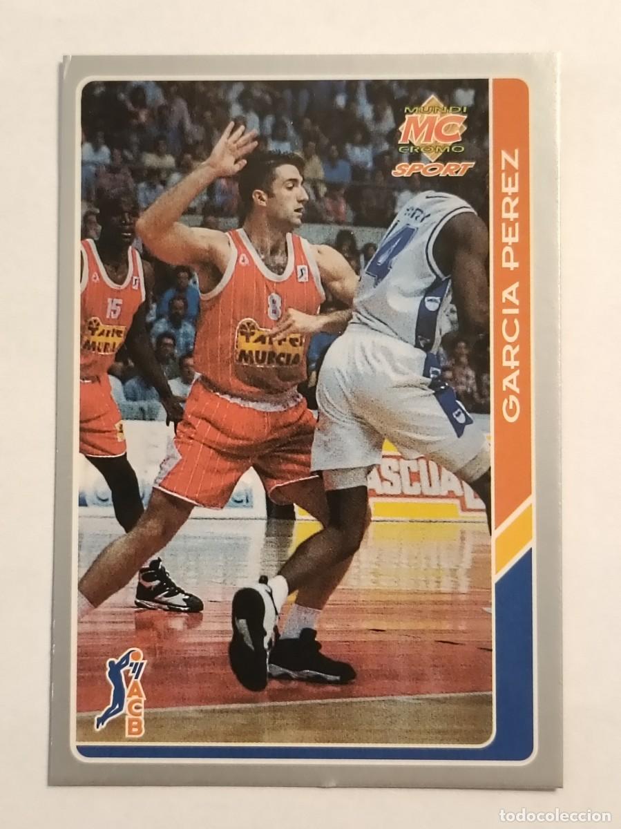 Coleccionismo deportivo: #169 GARCIA PEREZ (C.B. MURCIA) BALONCESTO FICHAS ACB 95 MUNDICROMO MC