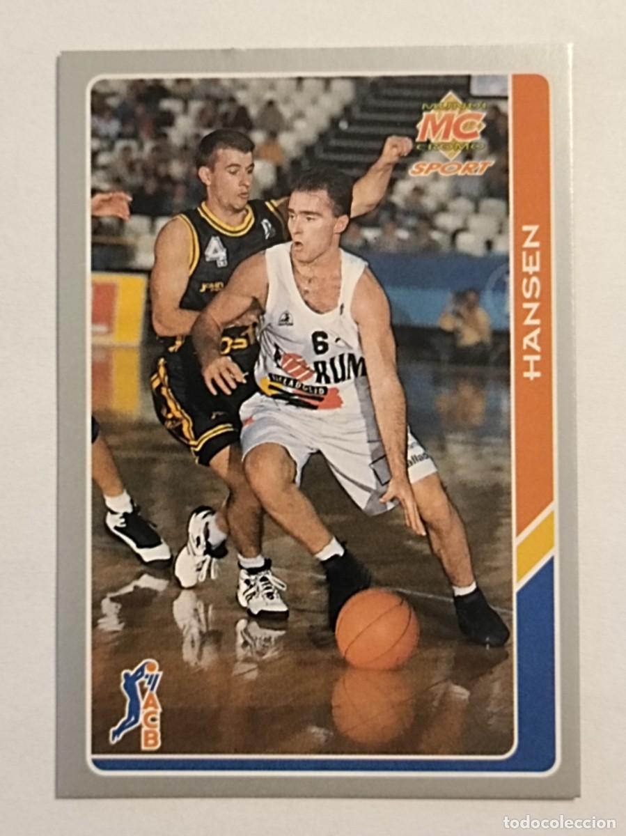Coleccionismo deportivo: #175 HANSEN (FORUM VALLADOLID) BALONCESTO FICHAS ACB 95 MUNDICROMO MC