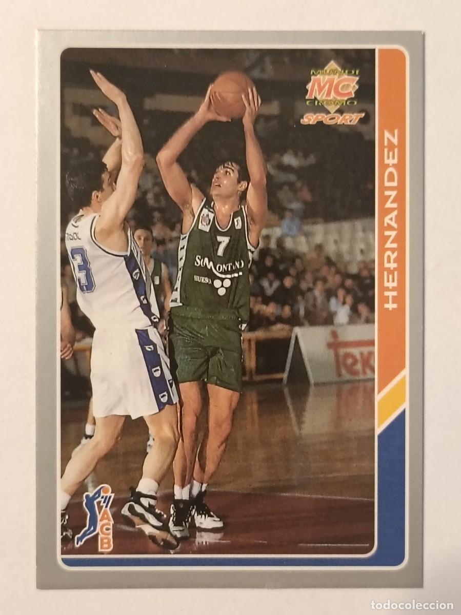 Collezionismo sportivo: #184 HERNANDEZ (PE&Ntilde;AS RECREATIVAS HUESCA) BALONCESTO FICHAS ACB 95 MUNDICROMO MC