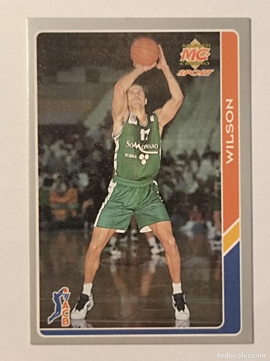 Coleccionismo deportivo: #188 WILSON (PE&Ntilde;AS RECREATIVAS HUESCA) BALONCESTO FICHAS ACB 95 MUNDICROMO MC
