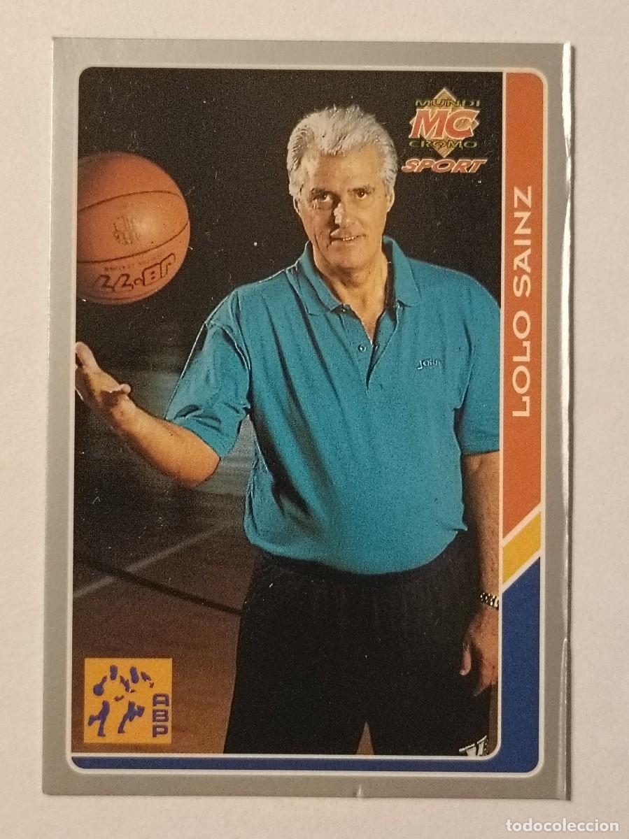 Coleccionismo deportivo: #208 LOLO SAINZ (ESPA&Ntilde;A) BALONCESTO FICHAS ACB 95 MUNDICROMO MC