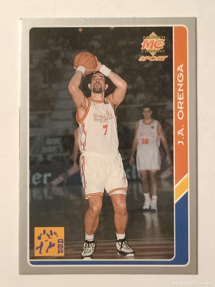 Coleccionismo deportivo: #213 JUAN ANTONIO ORENGA (ESPA&Ntilde;A) BALONCESTO FICHAS ACB 95 MUNDICROMO MC