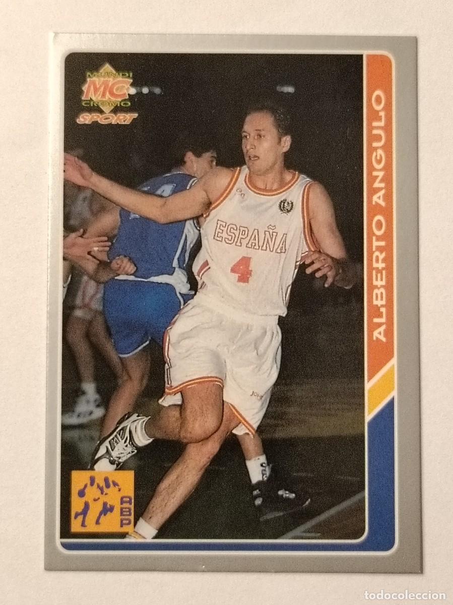 Coleccionismo deportivo: #220 ALBERTO ANGULO (ESPA&Ntilde;A) BALONCESTO FICHAS ACB 95 MUNDICROMO MC