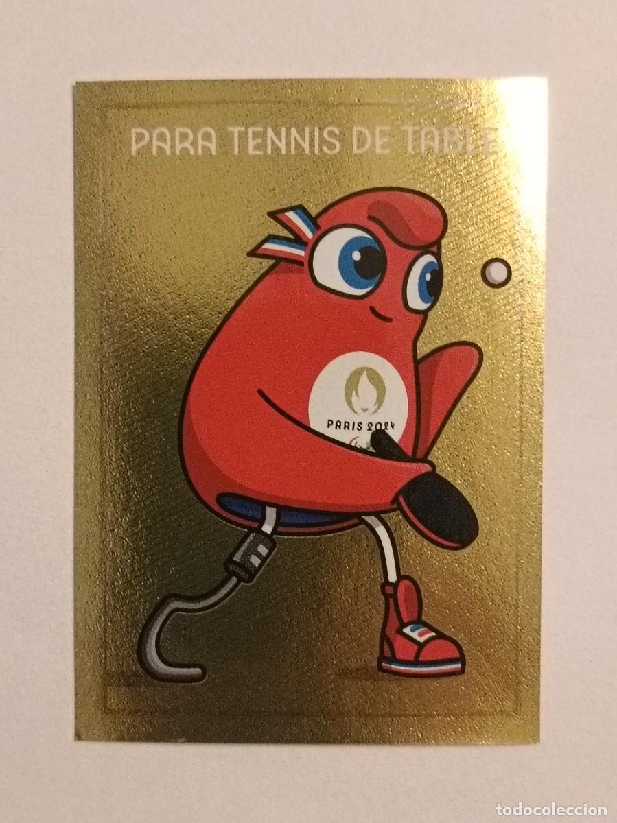Coleccionismo deportivo: #28 MASCOTA PHRYGE (PING PONG PARALIMPICO) OFICIAL EQUIPO FRANCIA JUEGOS OLIMPICOS PARIS 2024 PANINI