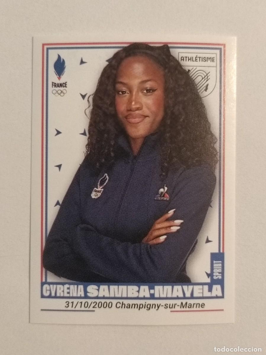 Coleccionismo deportivo: #41 SAMBA-MAYELA (ATLETISMO) OFICIAL EQUIPO FRANCIA JUEGOS OLIMPICOS PARIS 2024 PANINI