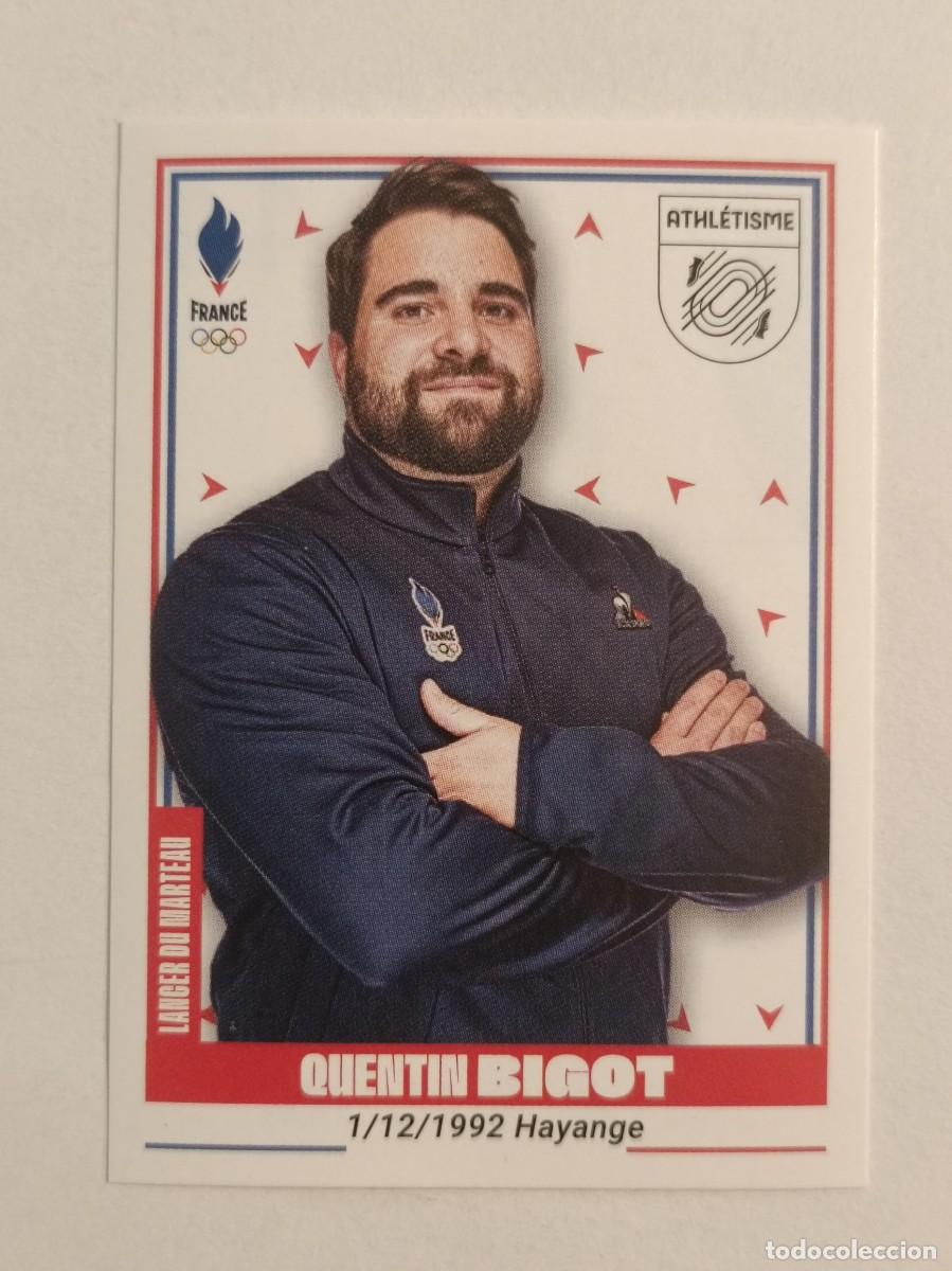 Coleccionismo deportivo: #44 BIGOT (ATLETISMO) OFICIAL EQUIPO FRANCIA JUEGOS OLIMPICOS PARIS 2024 PANINI