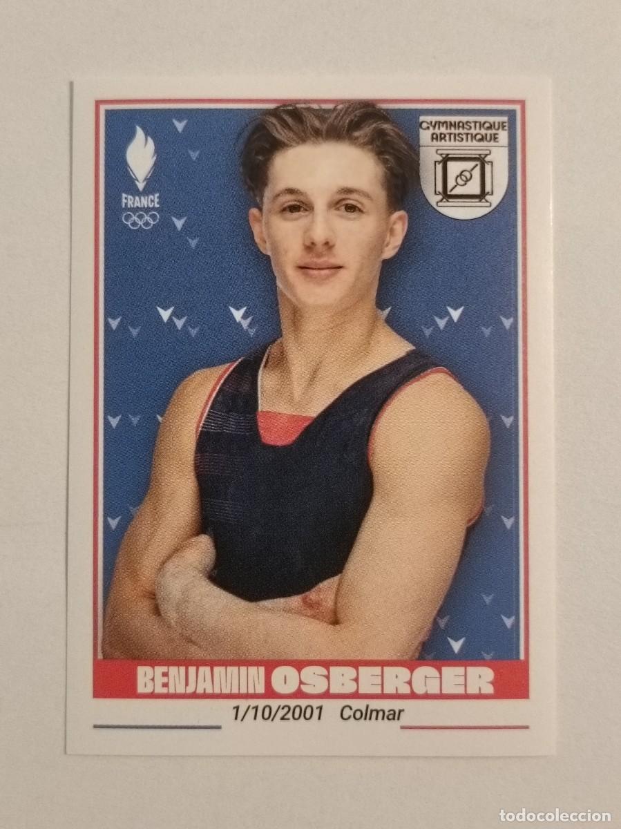 Coleccionismo deportivo: #59 OSBERGER (GIMNASIA ARTISTICA) OFICIAL EQUIPO FRANCIA JUEGOS OLIMPICOS PARIS 2024 PANINI