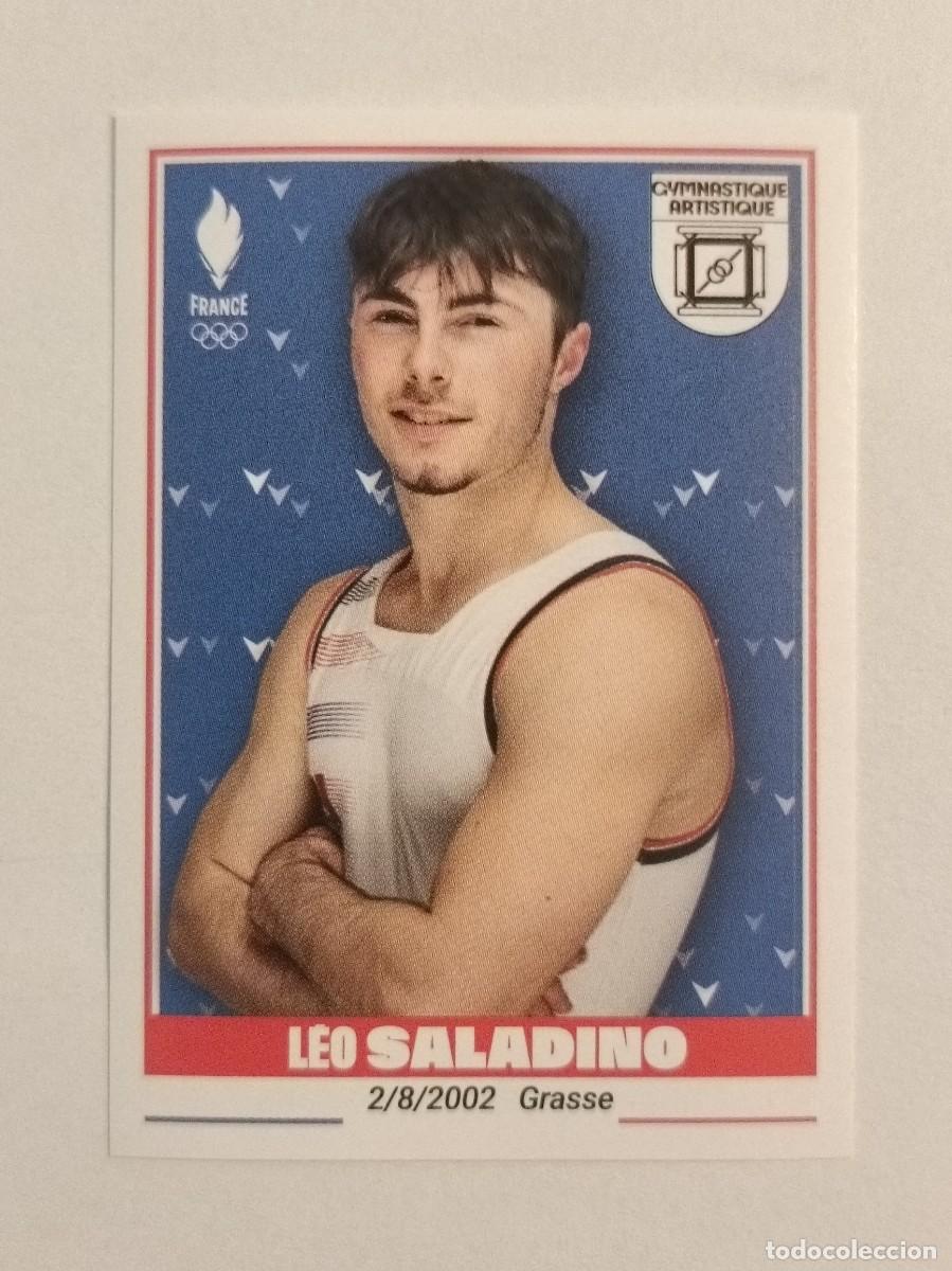 Coleccionismo deportivo: #60 SALADINO (GIMNASIA ARTISTICA) OFICIAL EQUIPO FRANCIA JUEGOS OLIMPICOS PARIS 2024 PANINI