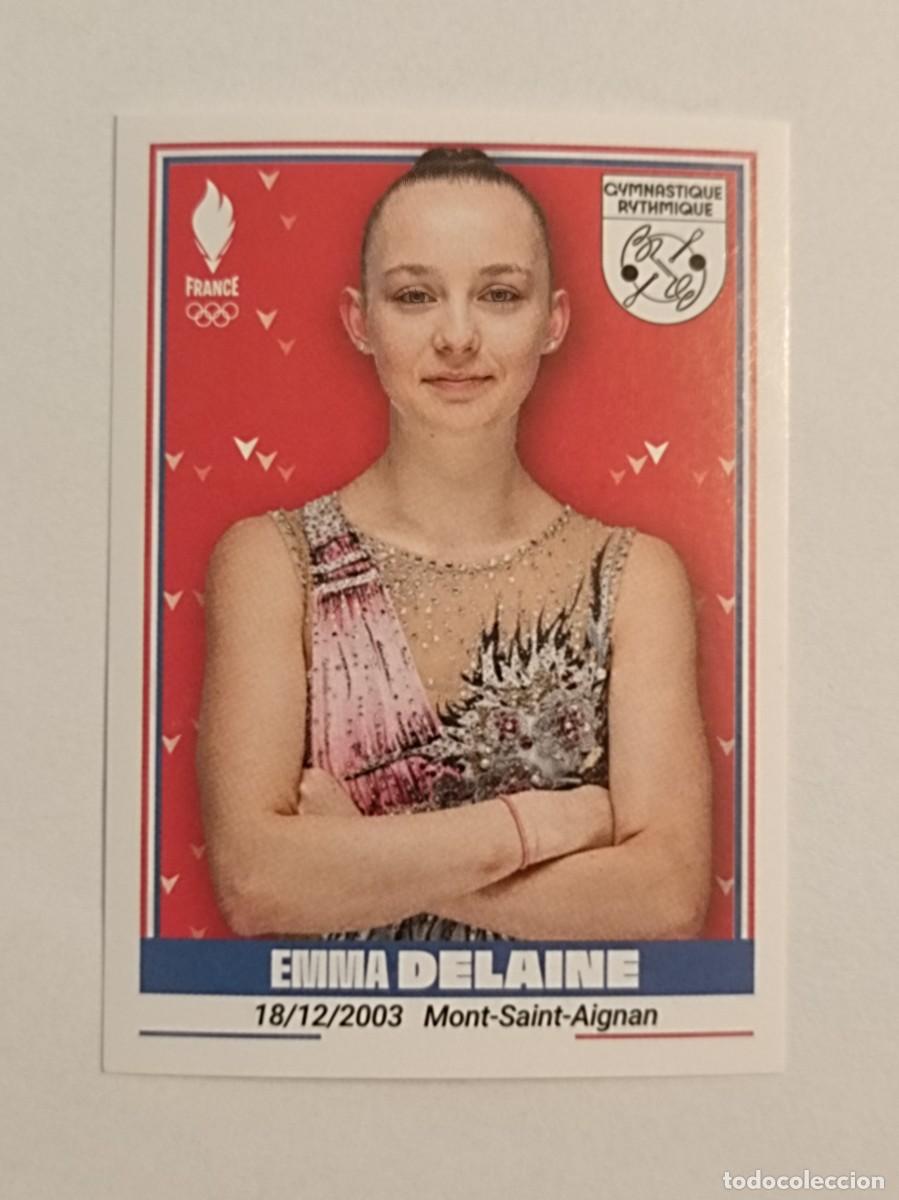 Coleccionismo deportivo: #61 DELAINE (GIMNASIA RITMICA) OFICIAL EQUIPO FRANCIA JUEGOS OLIMPICOS PARIS 2024 PANINI