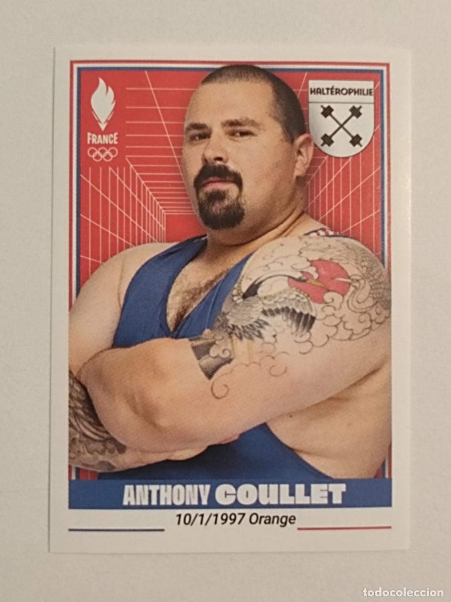 Coleccionismo deportivo: #68 COULLET (HALTEROFILIA) OFICIAL EQUIPO FRANCIA JUEGOS OLIMPICOS PARIS 2024 PANINI