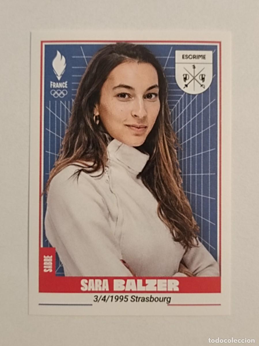 Coleccionismo deportivo: #70 BALZER (ESGRIMA) OFICIAL EQUIPO FRANCIA JUEGOS OLIMPICOS PARIS 2024 PANINI