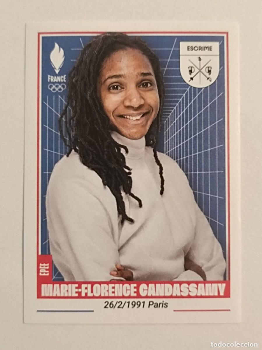 Coleccionismo deportivo: #71 CANDASSAMY (ESGRIMA) OFICIAL EQUIPO FRANCIA JUEGOS OLIMPICOS PARIS 2024 PANINI