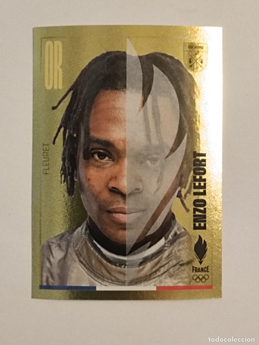 Coleccionismo deportivo: #74 LEFORT (ESGRIMA) OFICIAL EQUIPO FRANCIA JUEGOS OLIMPICOS PARIS 2024 PANINI