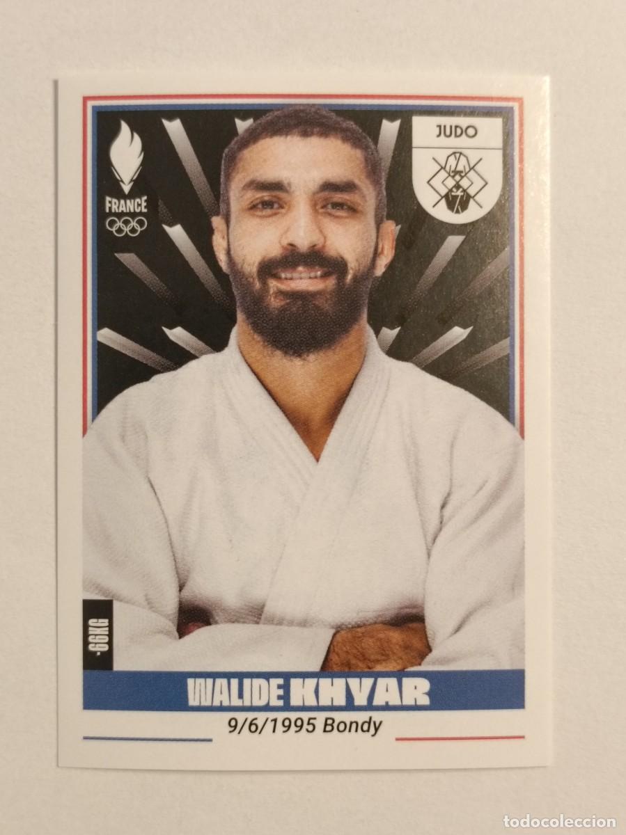 Coleccionismo deportivo: #82 KHYAR (JUDO) OFICIAL EQUIPO FRANCIA JUEGOS OLIMPICOS PARIS 2024 PANINI